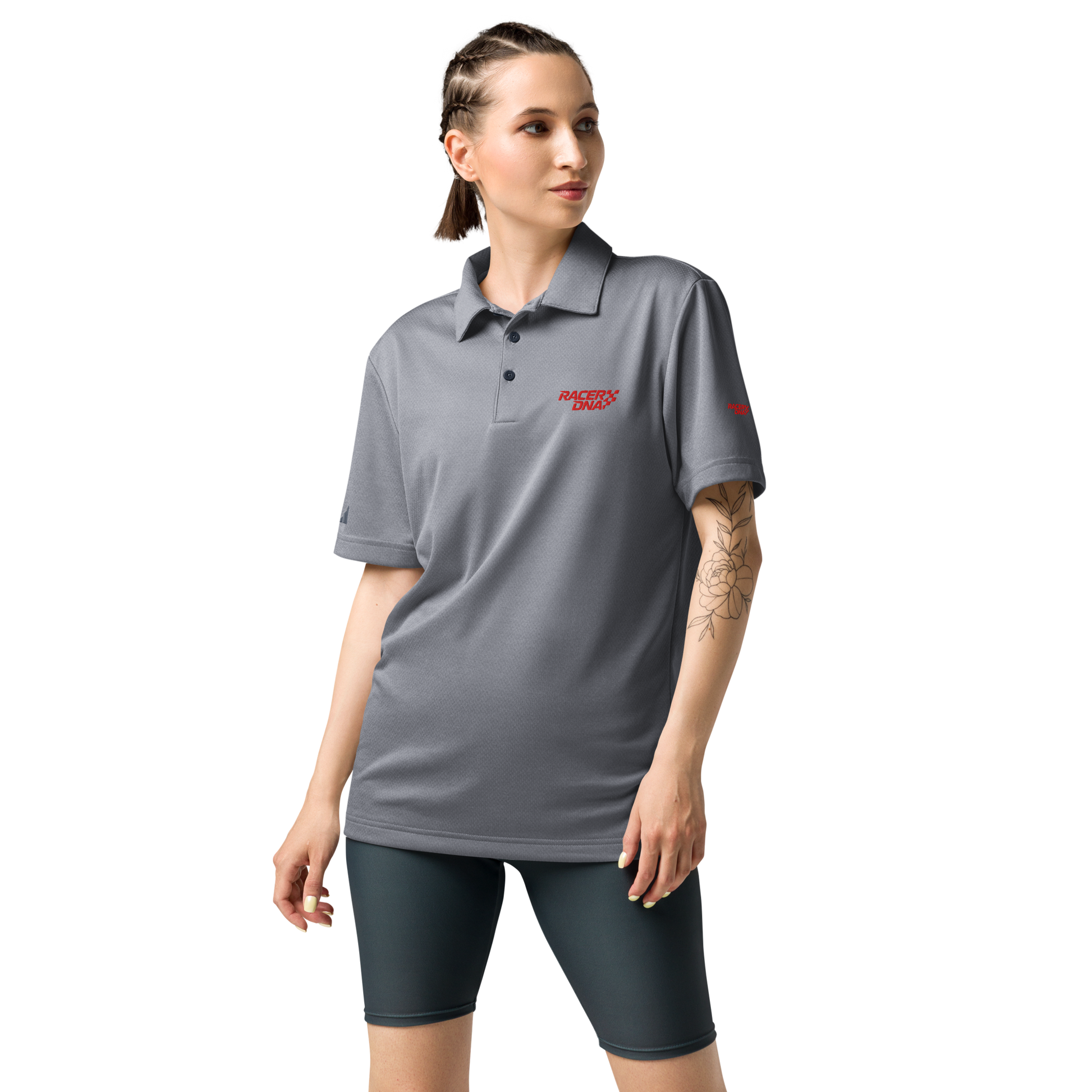 RacerDNA™ x Adidas Space-Dyed Performance Polo