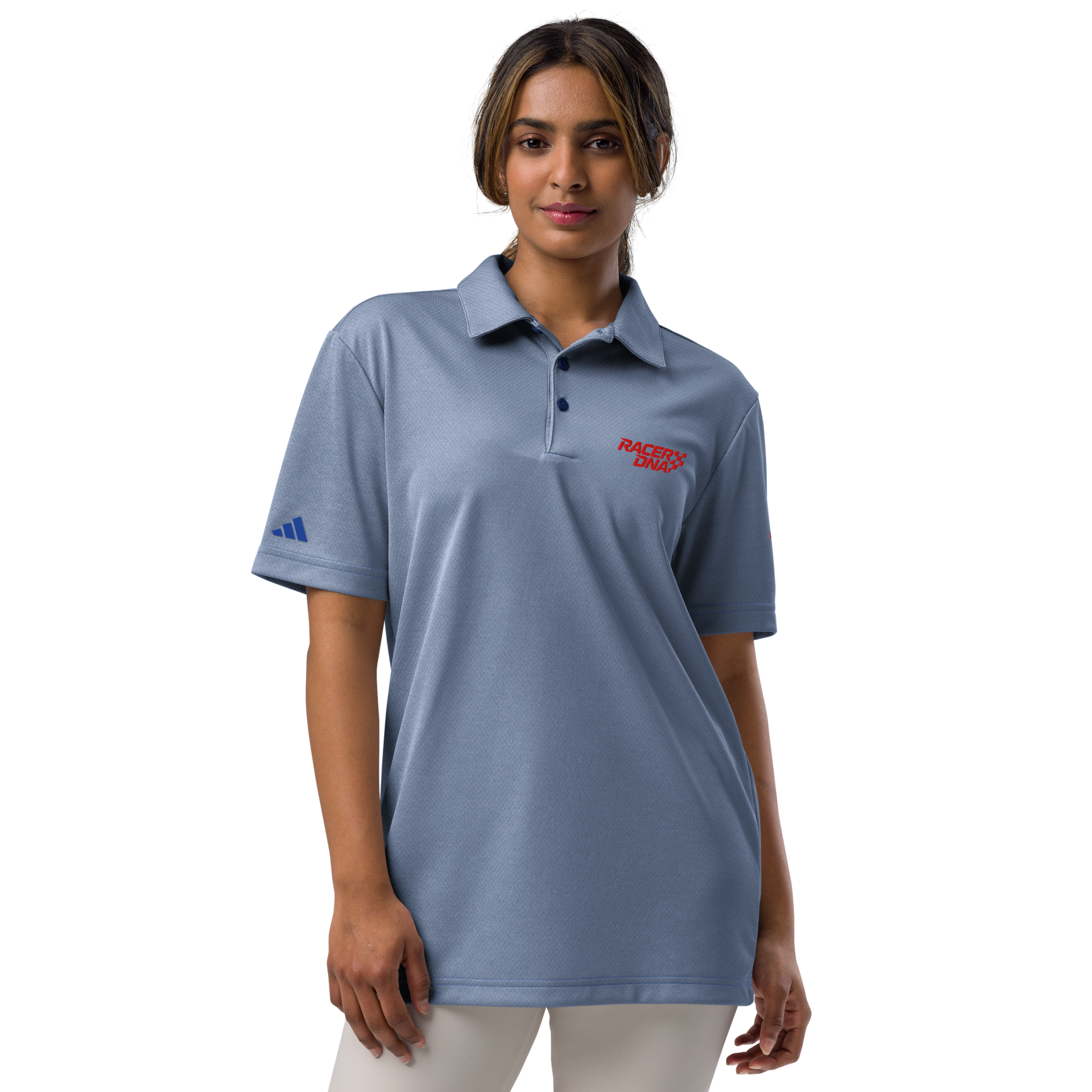 RacerDNA™ x Adidas Space-Dyed Performance Polo