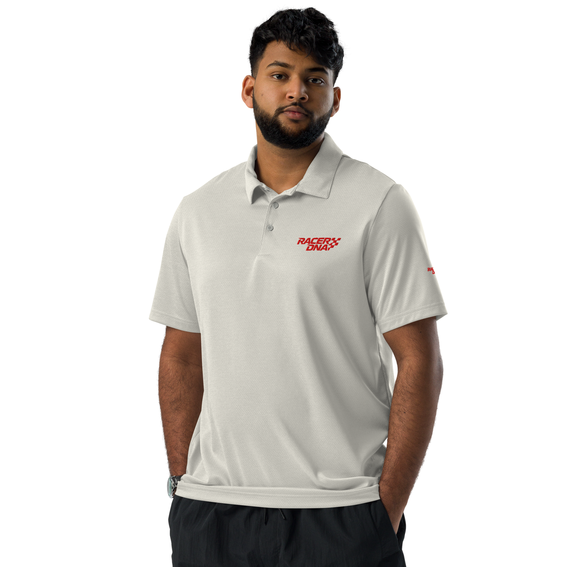 RacerDNA™ x Adidas Space-Dyed Performance Polo