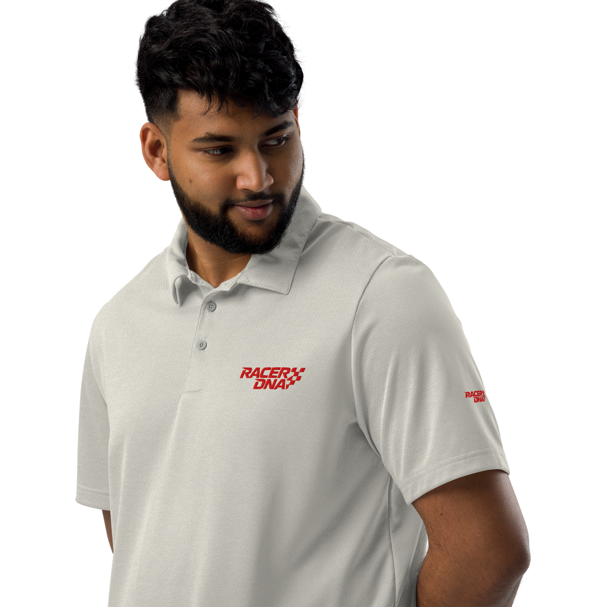 RacerDNA™ x Adidas Space-Dyed Performance Polo