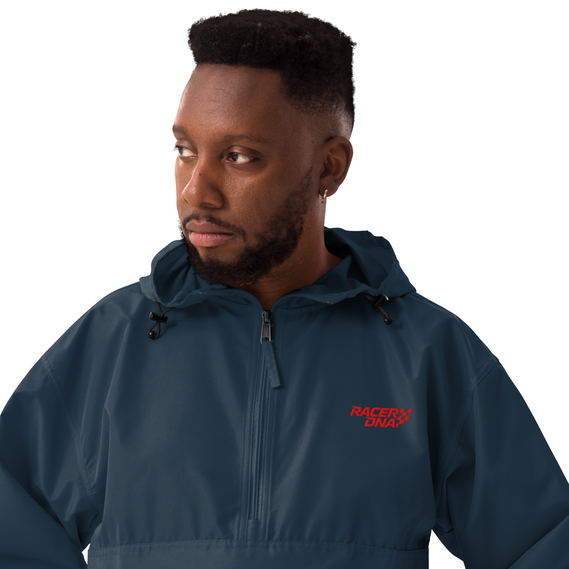 RacerDNA™ x Champion Embroidered Packable Jacket
