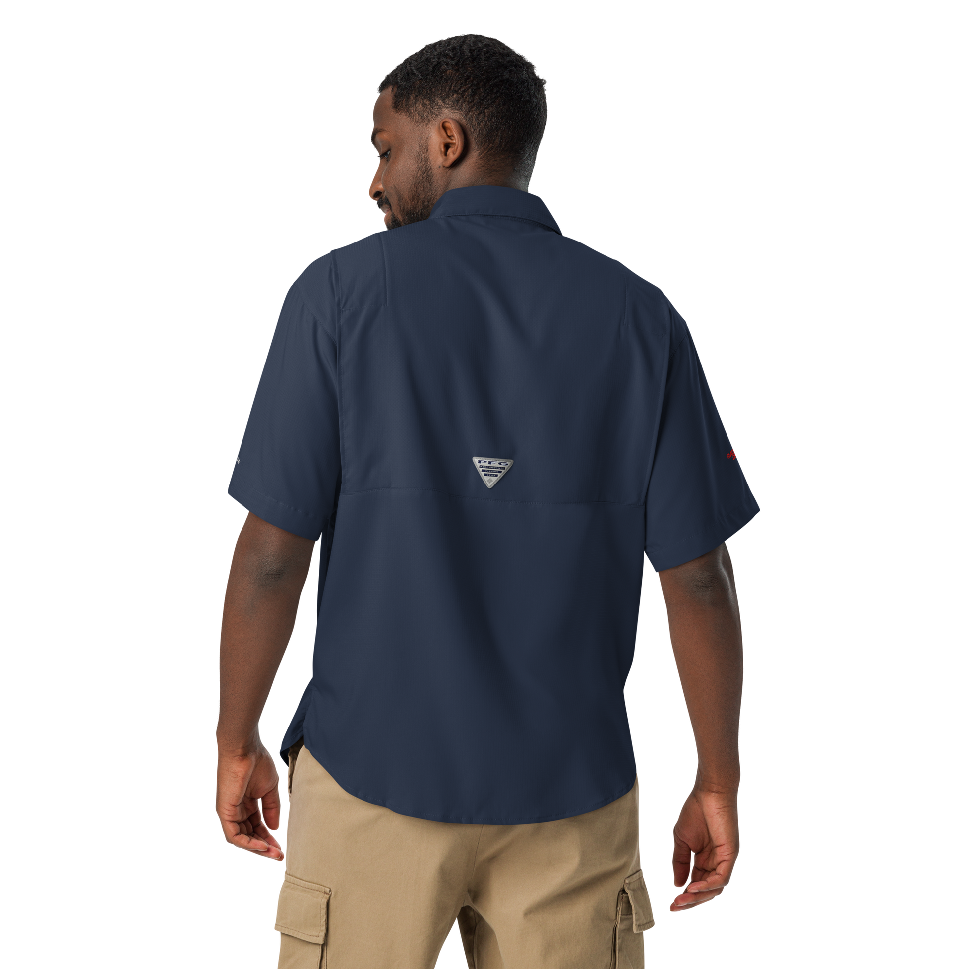 RacerDNA™ Columbia Short Sleeve Button-Up Shirt