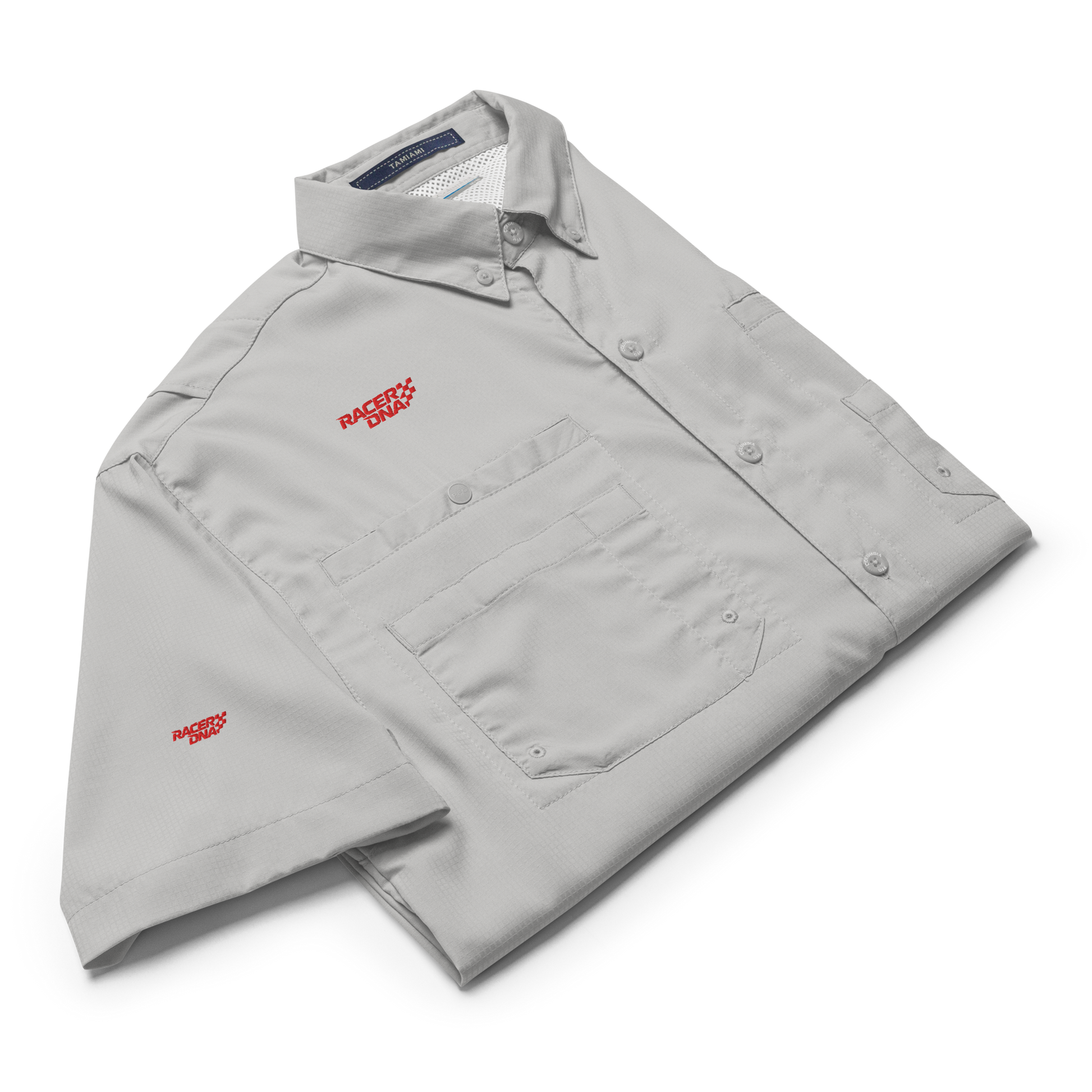 RacerDNA™ Columbia Short Sleeve Button-Up Shirt