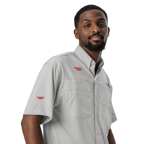 RacerDNA™ Columbia Short Sleeve Button-Up Shirt