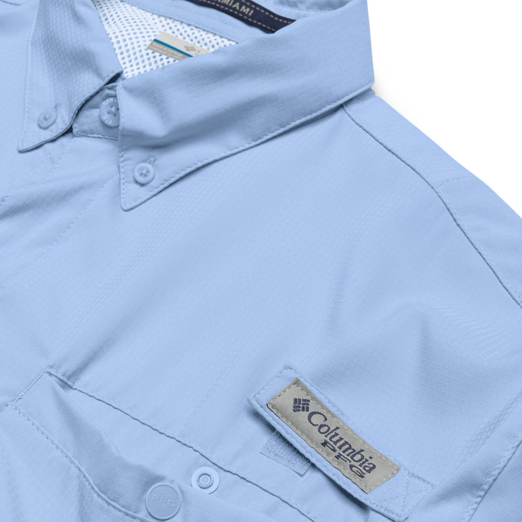 RacerDNA™ Columbia Short Sleeve Button-Up Shirt