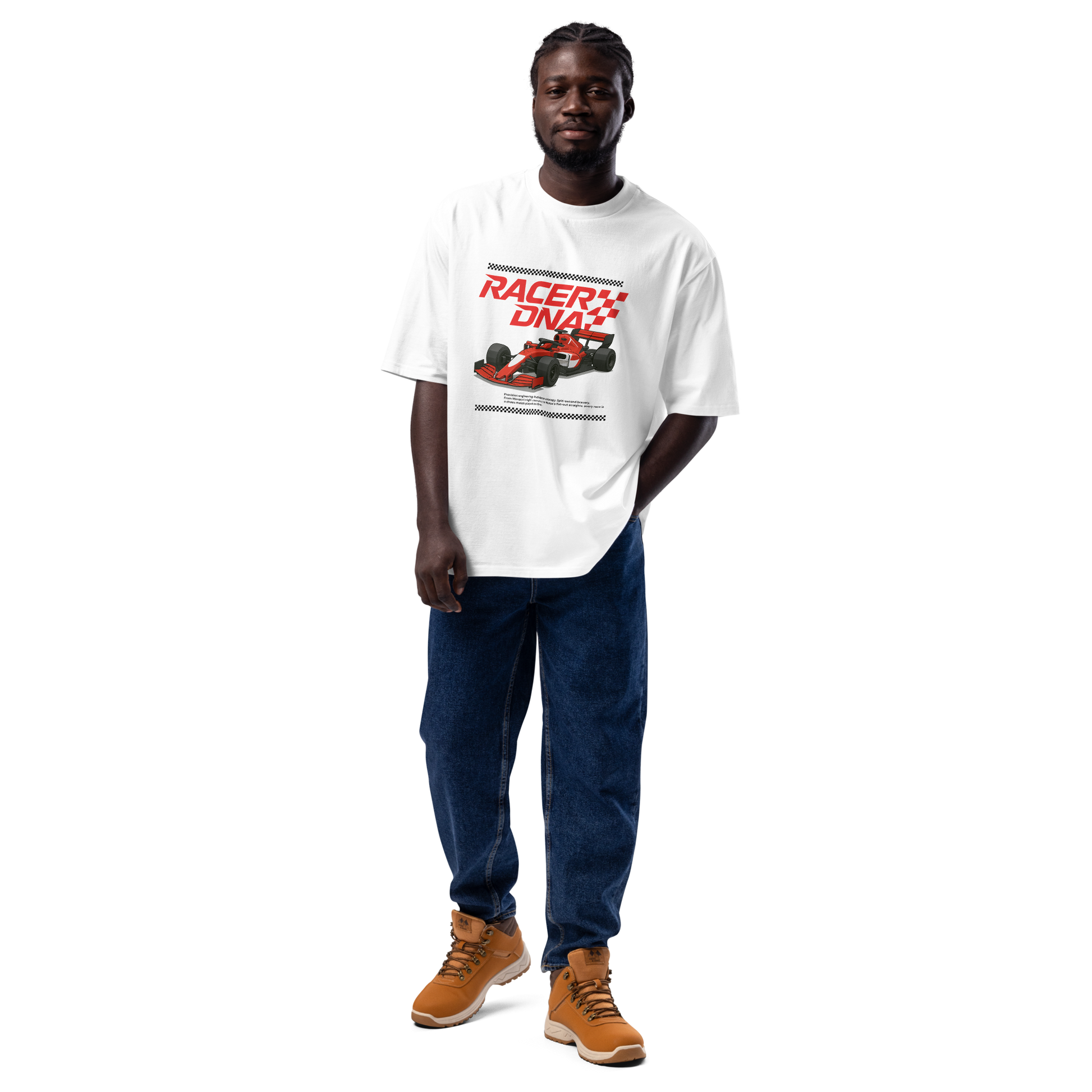RacerDNA™ Oversized Heavyweight T-Shirt (F1)
