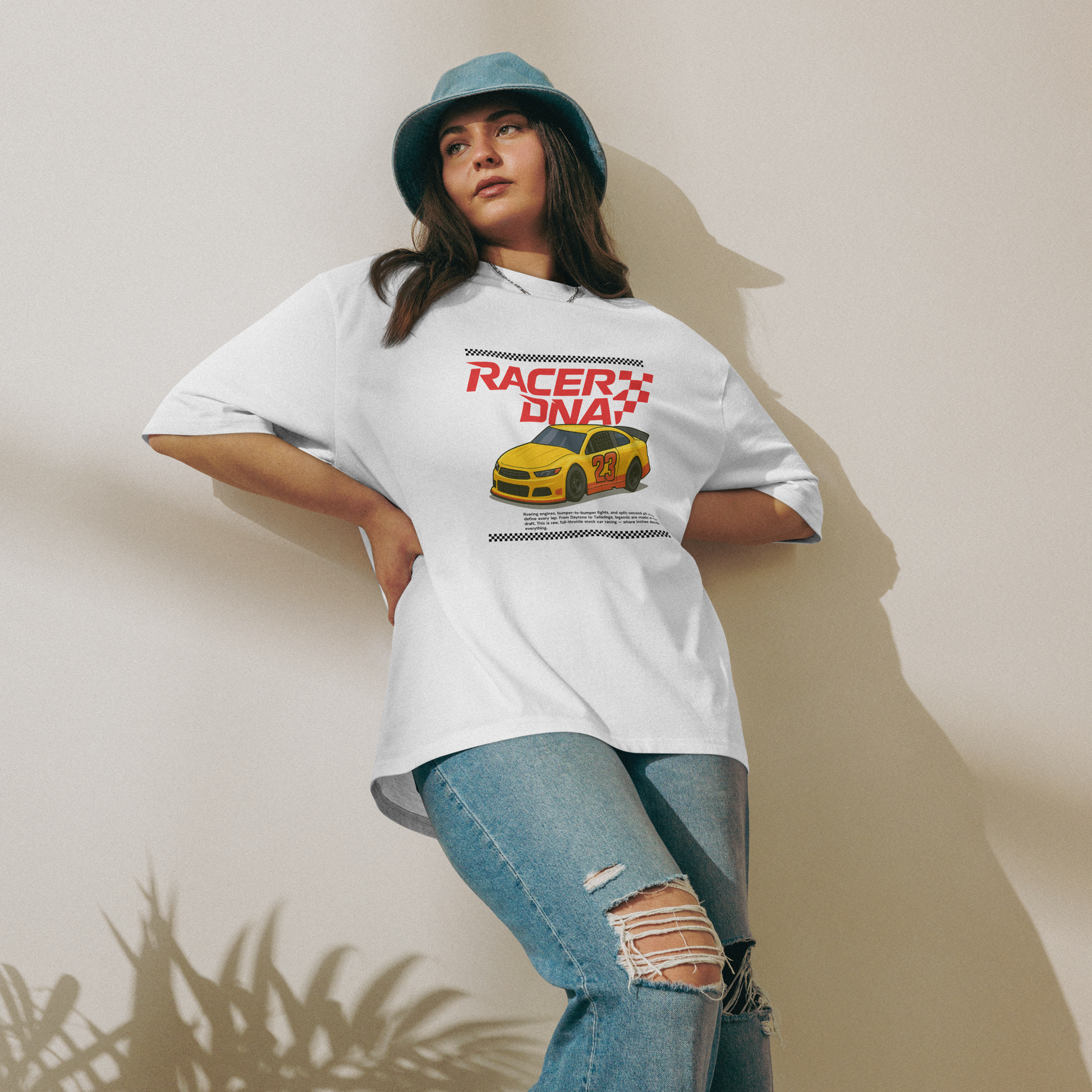 RacerDNA™ Oversized Heavyweight T-Shirt (Nascar)