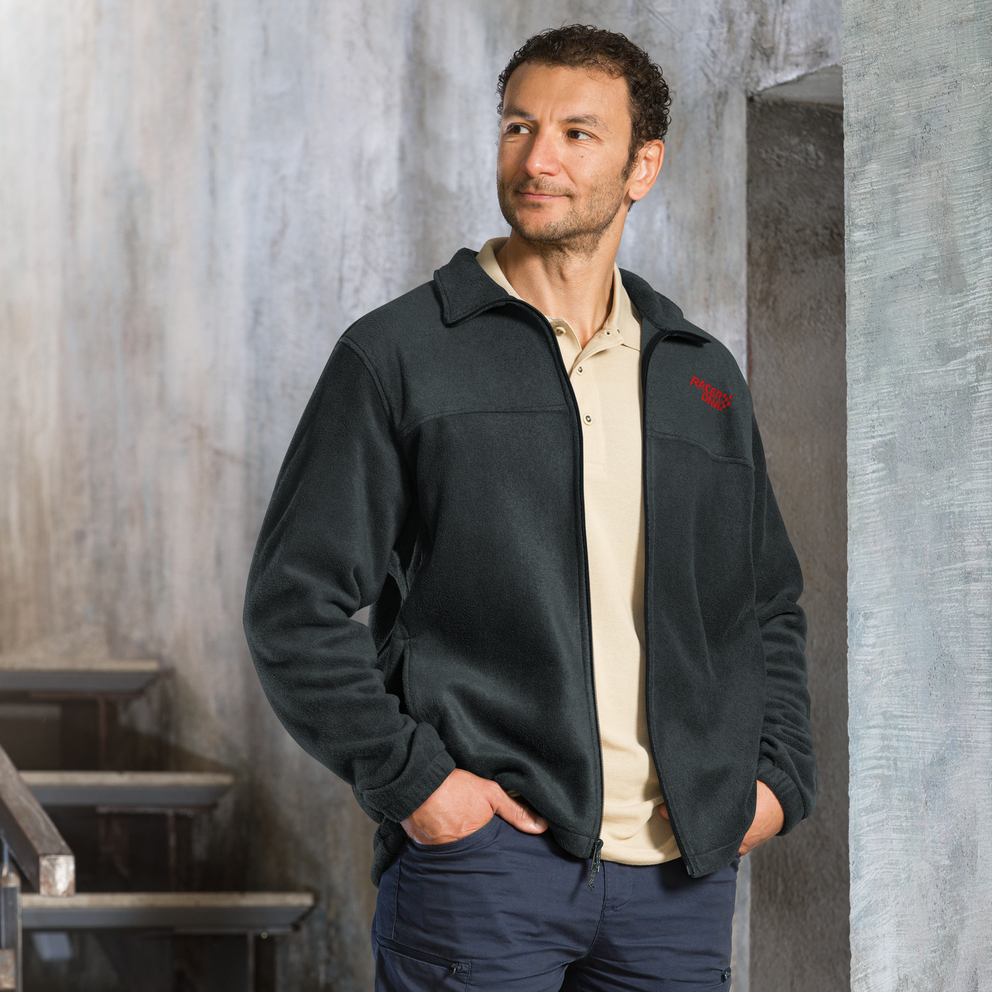 RacerDNA™ Columbia Unisex Fleece Jacket