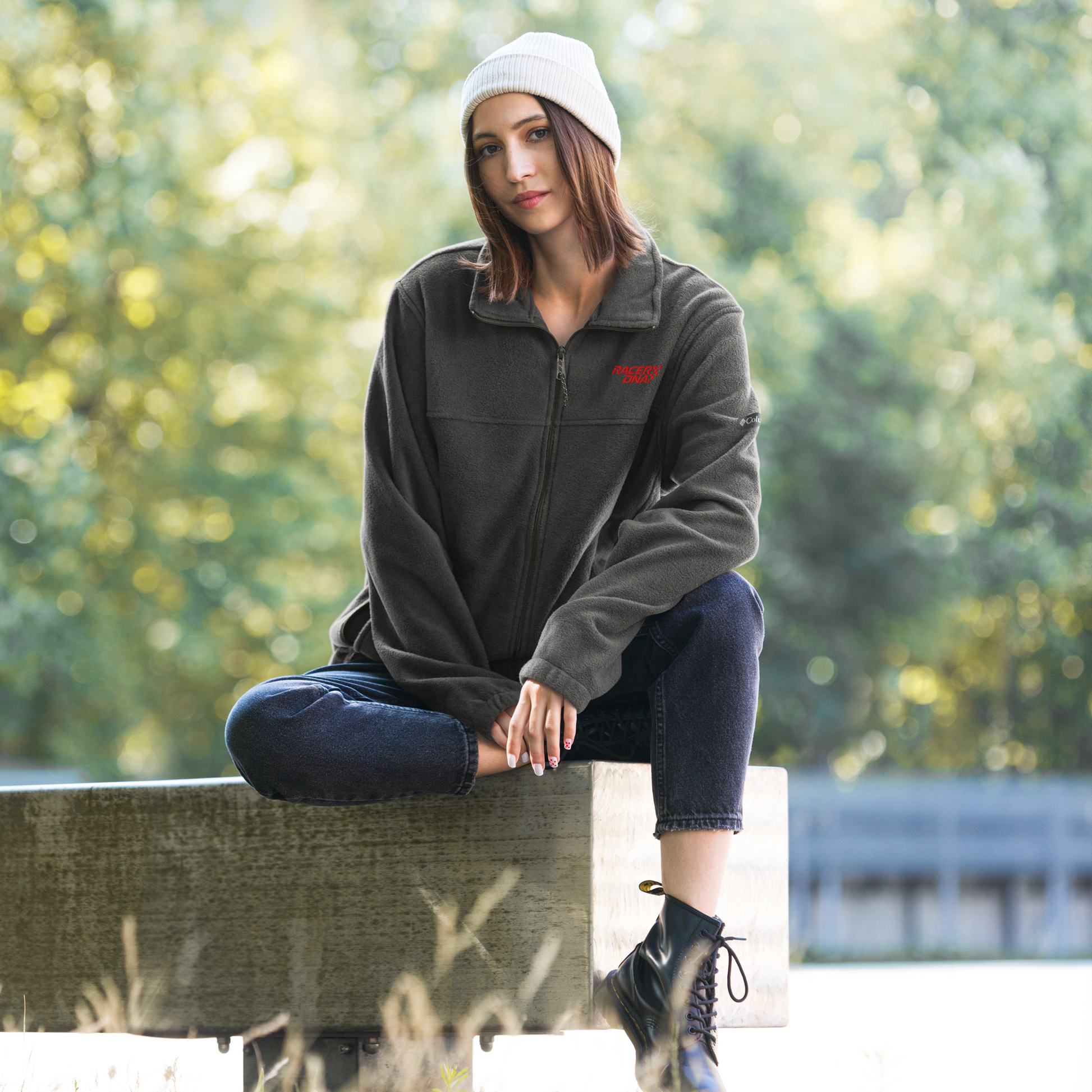 RacerDNA™ Columbia Unisex Fleece Jacket