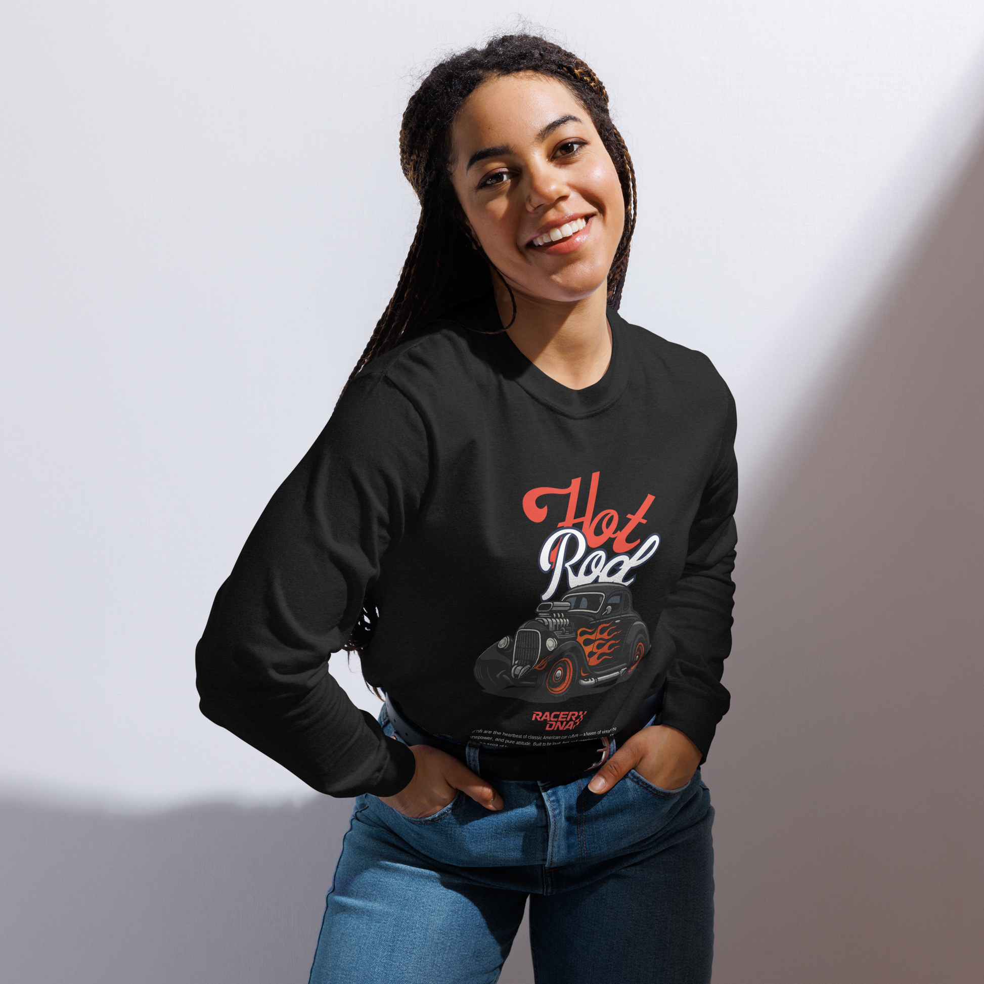 RacerDNA™ x Comfort Colors Heavyweight Long-Sleeve (Midnight Inferno)