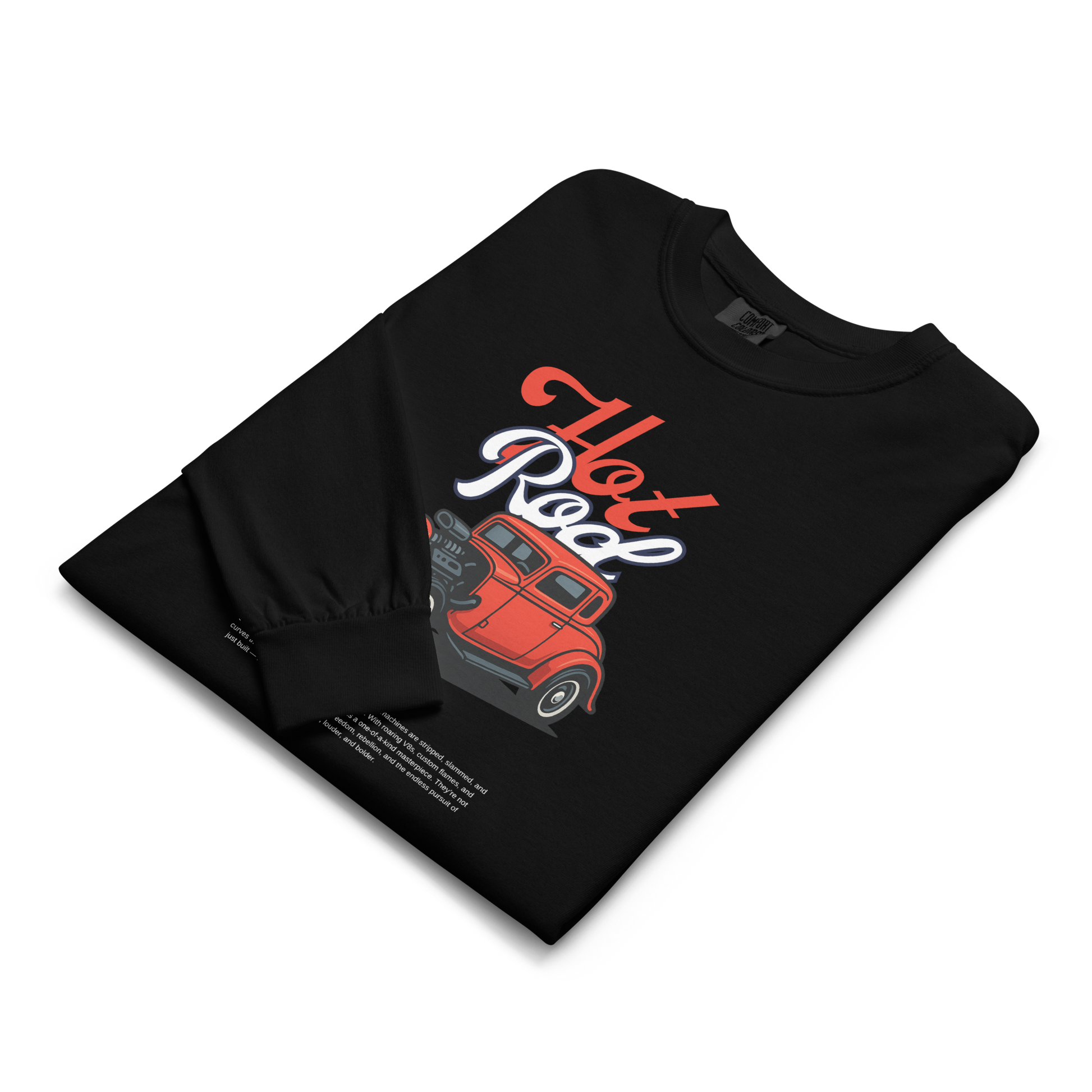 RacerDNA™ x Comfort Colors Heavyweight Long-Sleeve (Cherry Thunder)