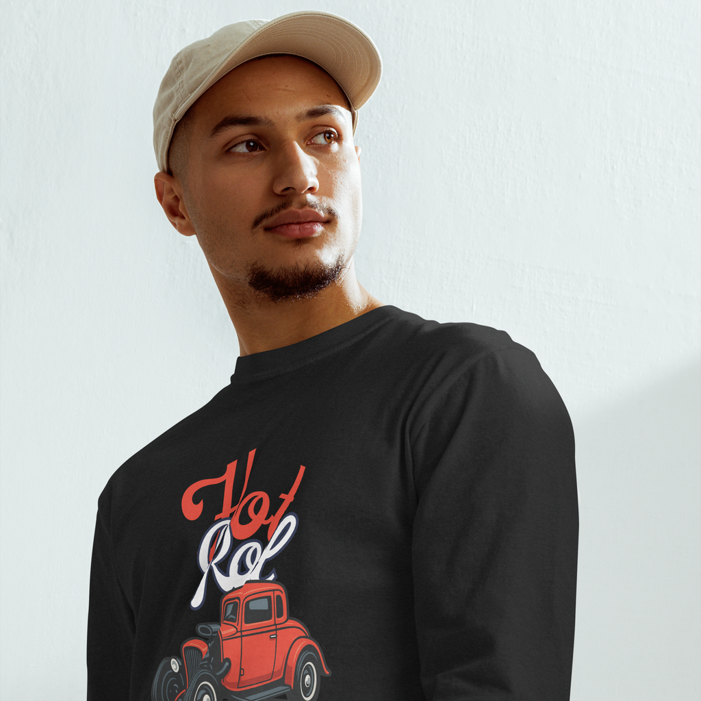 RacerDNA™ x Comfort Colors Heavyweight Long-Sleeve (Cherry Thunder)