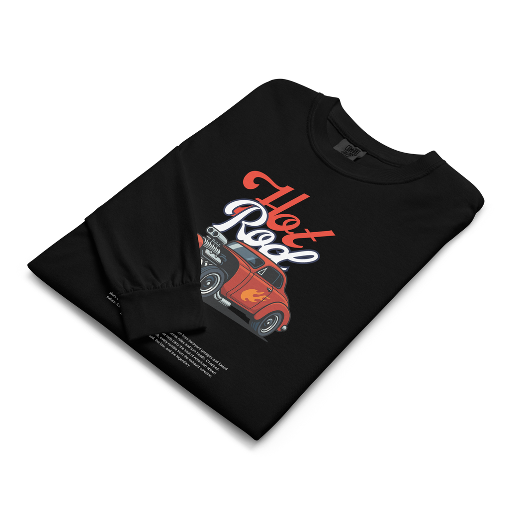 RacerDNA™ x Comfort Colors Heavyweight Long-Sleeve (Scarlet Burnout)