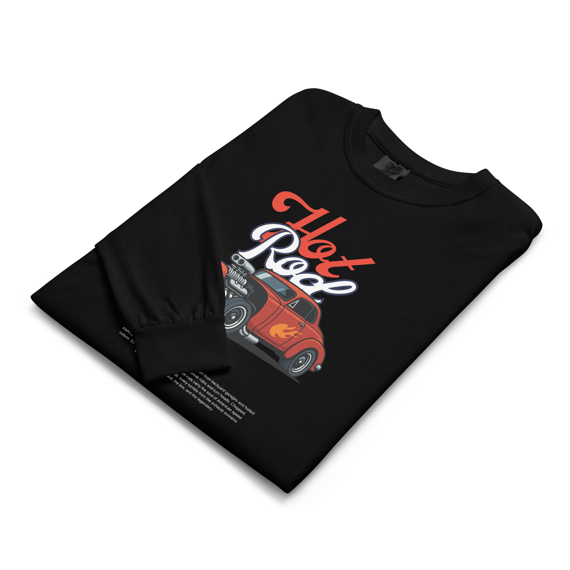 RacerDNA™ x Comfort Colors Heavyweight Long-Sleeve (Scarlet Burnout)