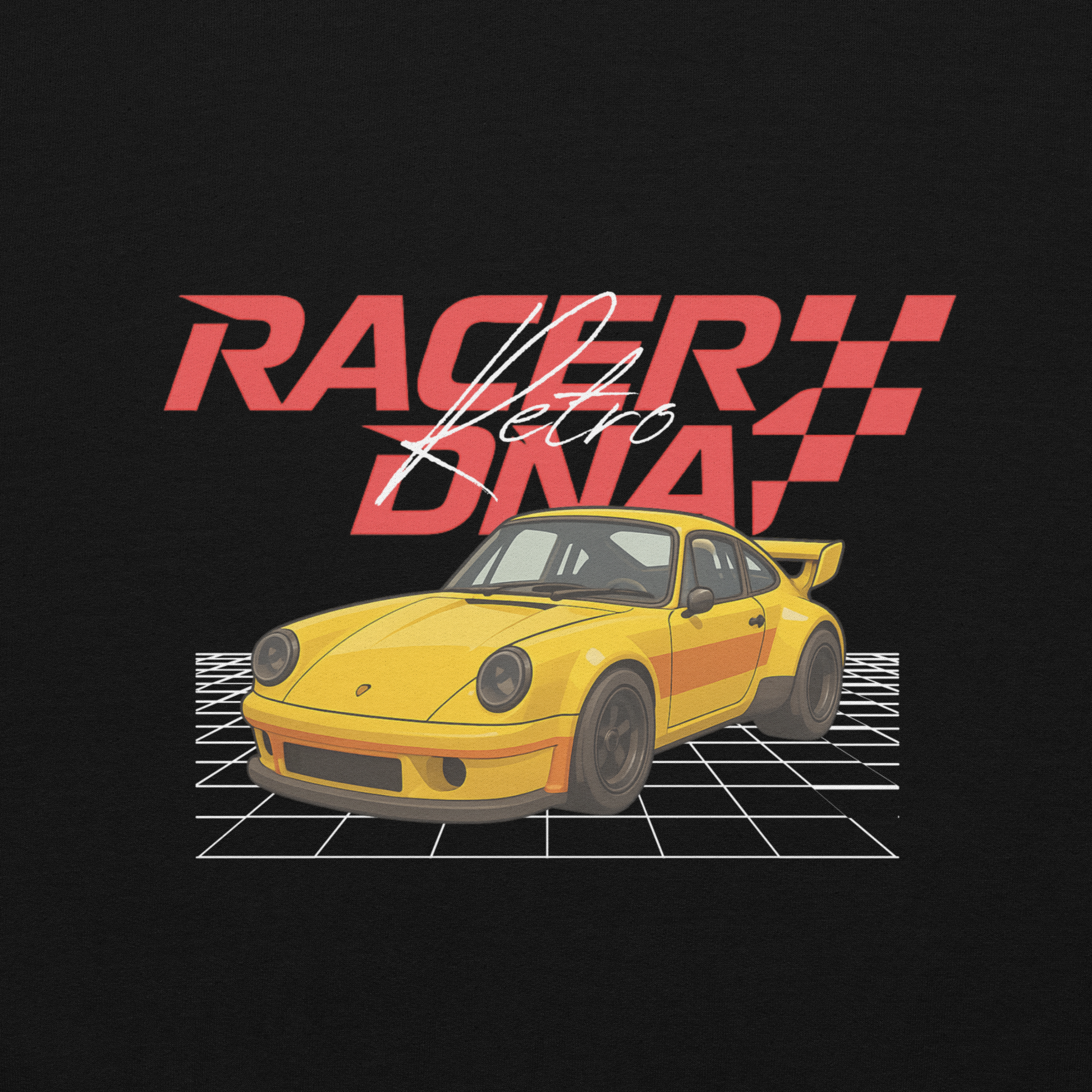 RacerDNA™ Unisex Hoodie (RETRO 3)