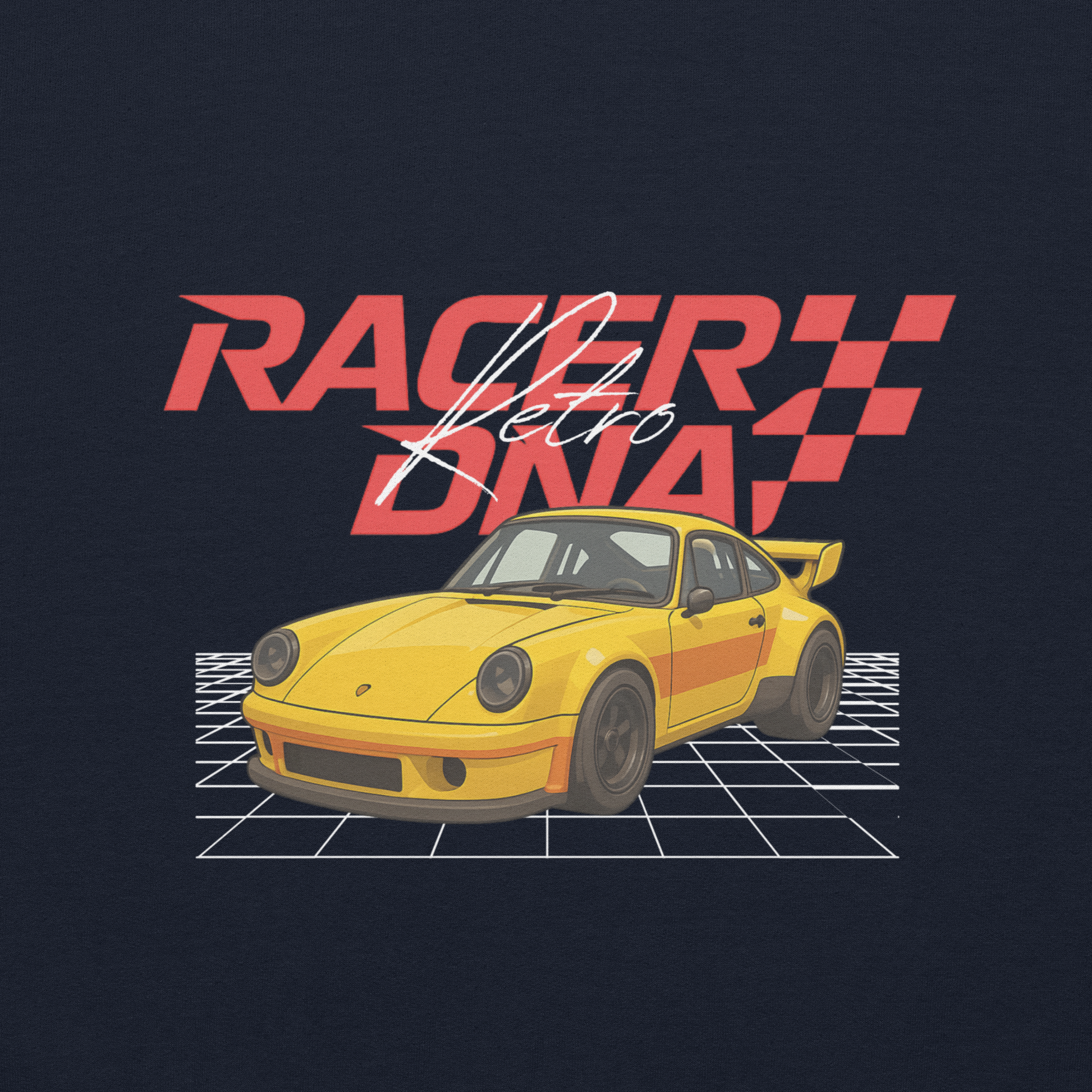 RacerDNA™ Unisex Hoodie (RETRO 3)